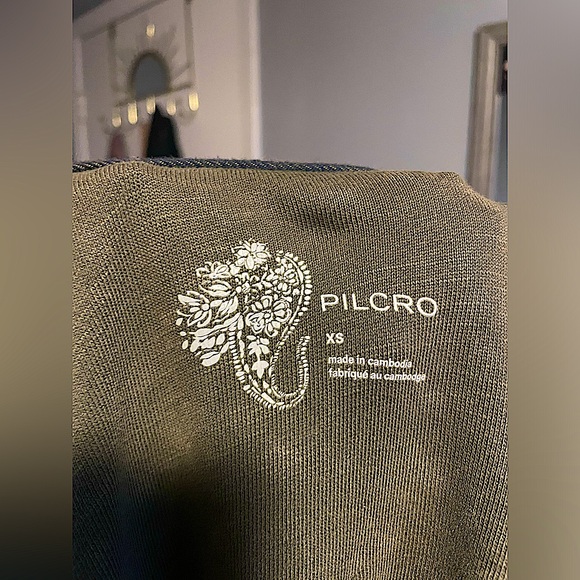 Anthro Pilcro Relaxed Shirt Jacket in Moss - Picture 7 of 7